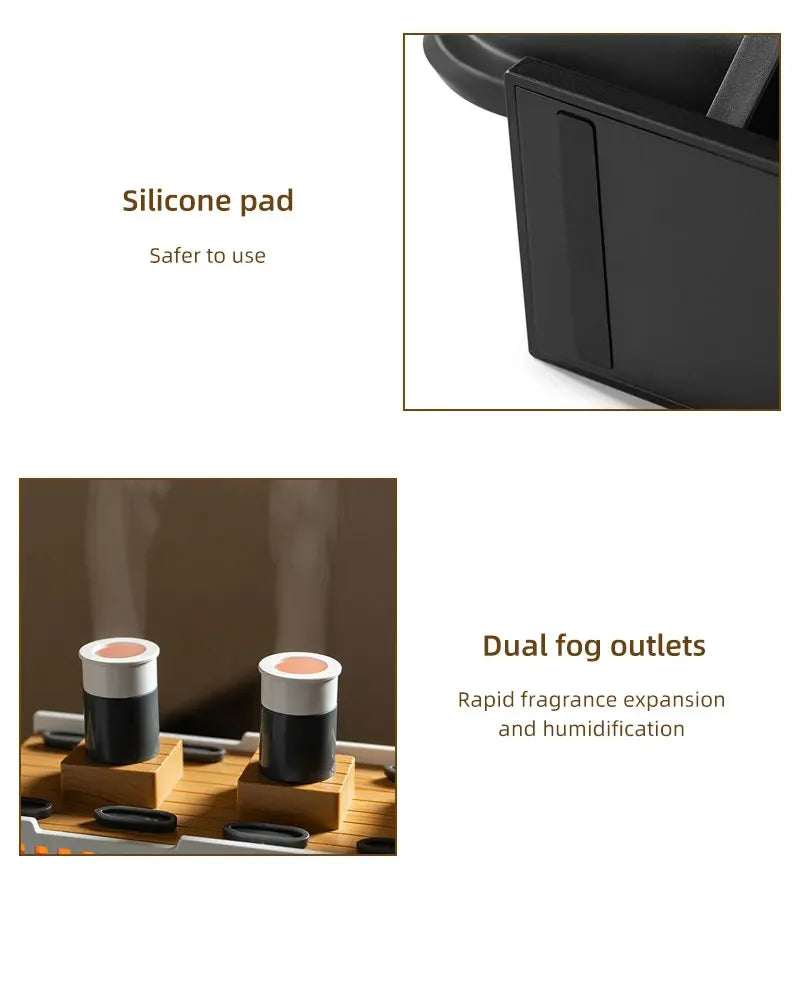 Titanic Ship Mist Humidifier with Remote Control – 250ml Aroma Diffuser (Jellyfish Smoke Effect)