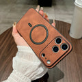 MagSafe Leather Protective Case for iPhone 17 Pro Max (Full Camera Guard)