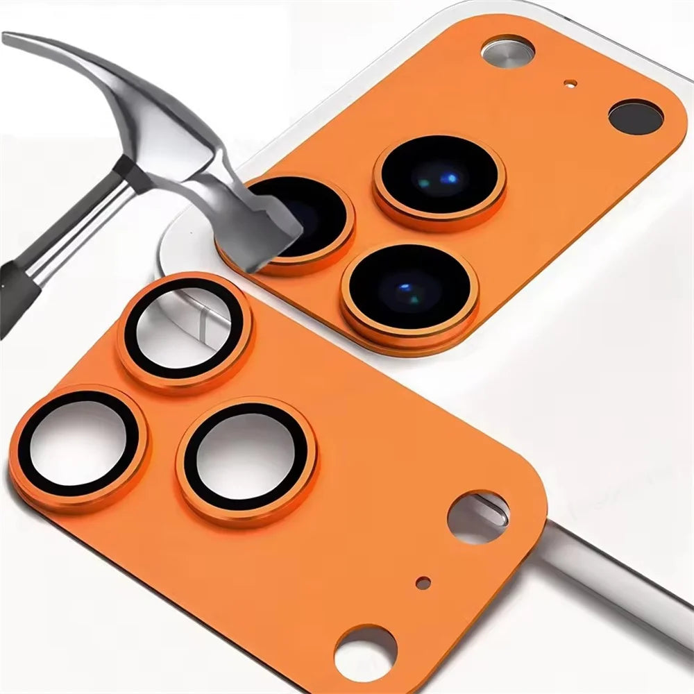 Premium Metal Camera Lens Protector for iPhone 17 Pro Max (Tempered Glass + Alloy Frame)