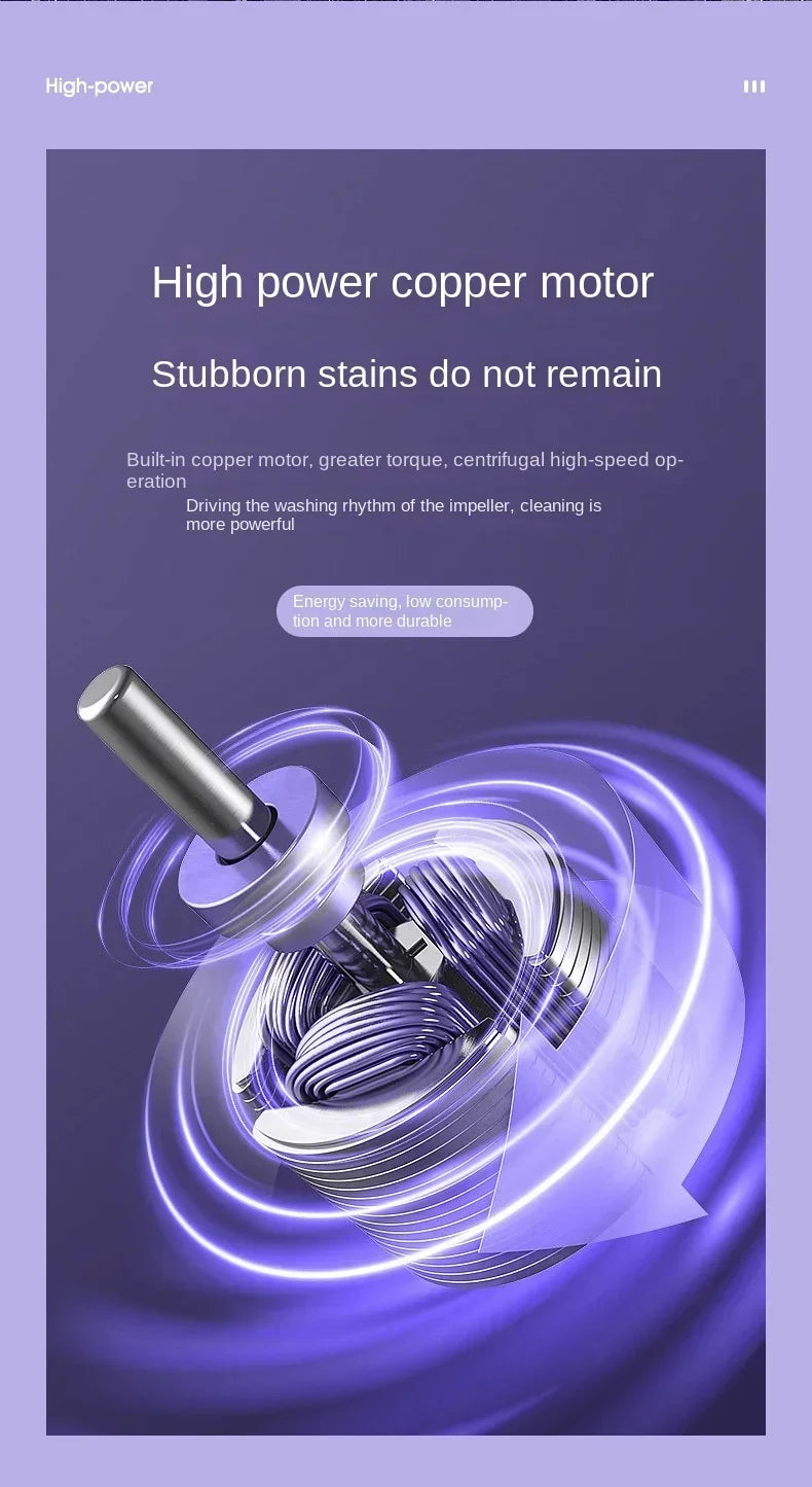 8L Portable Foldable Washing Machine – Mini Laundry Washer & Spin Dryer